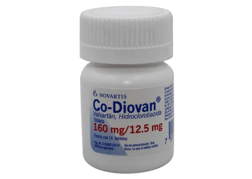 Comprar Co Diovan 160/12.5 Mg Con 14 Tabletas