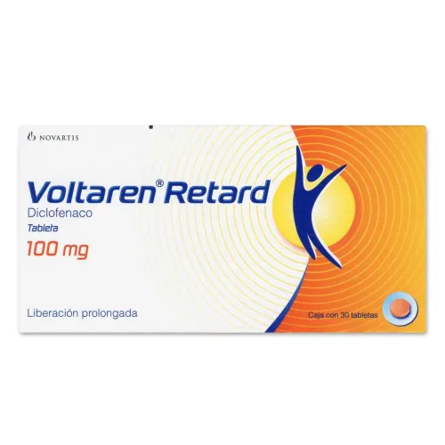 Comprar Voltaren Retard 100 Mg Con 30 Tabletas