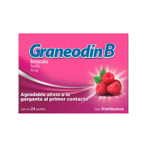 Comprar Graneodin B 10 Mg Con 24 Pastillas Sabor Frambuesa