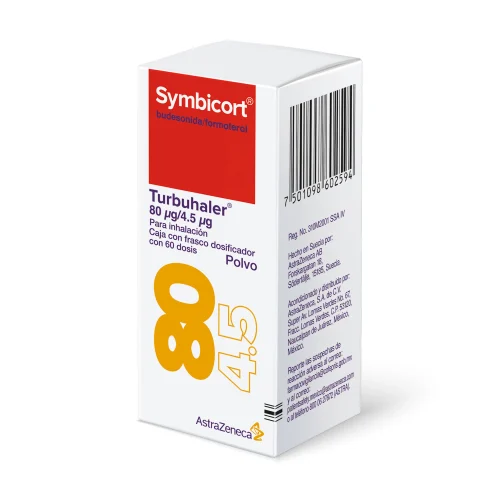 Comprar Symbicort Turbuhaler 80/4.5 Mcg Frasco Dosificador 60 Dosis