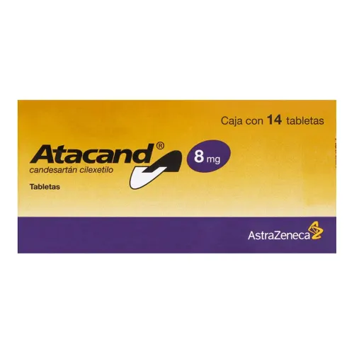 Comprar Atacand 8 Mg Con 14 Tabletas