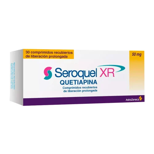 Comprar Seroquel Xr 50 Mg Con 30 Comprimidos Liberación Prolongada