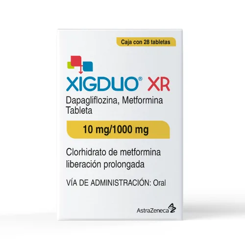 Comprar Xigduo Xr 10/1000 Mg Con 28 Tabletas