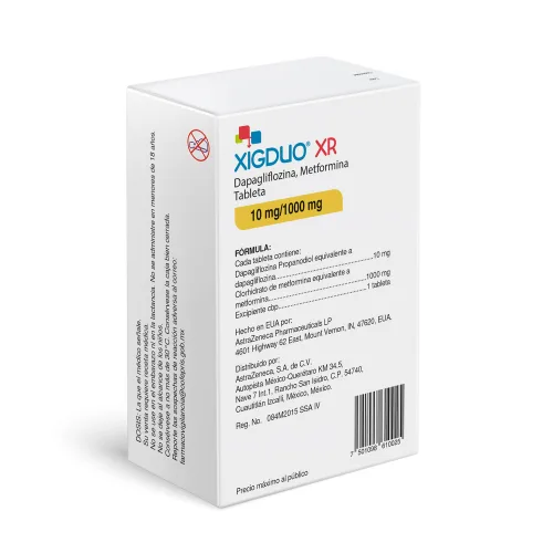 Xigduo Xr 10/1000 Mg Con 28 Tabletas