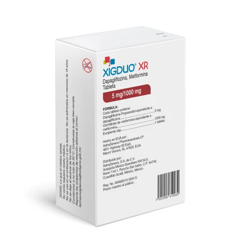 Xigduo Xr 5/1000 Mg Con 28 Tabletas
