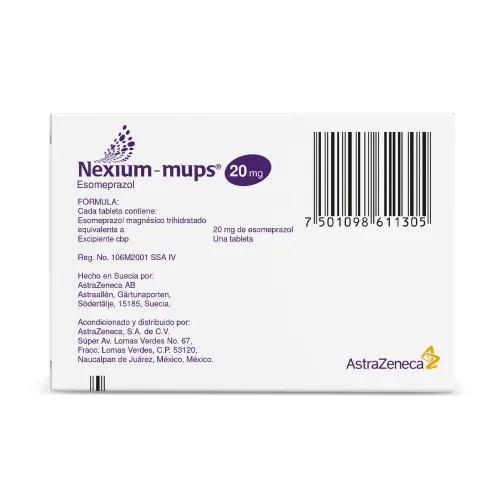 Comprar Nexium-Mups 20 Mg Con 14 Tabletas