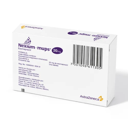 Comprar Nexium-Mups 20 Mg Con 14 Tabletas