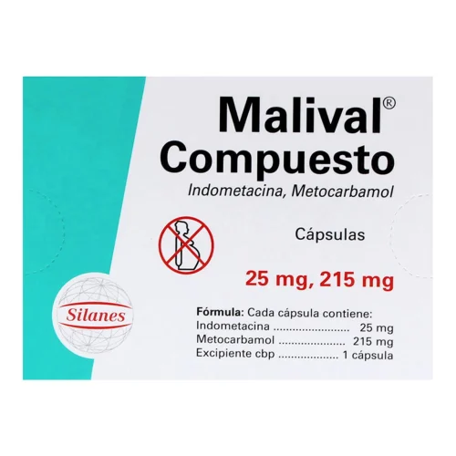 Malival Compuesto 25/215 Mg Con 32 Cápsulas