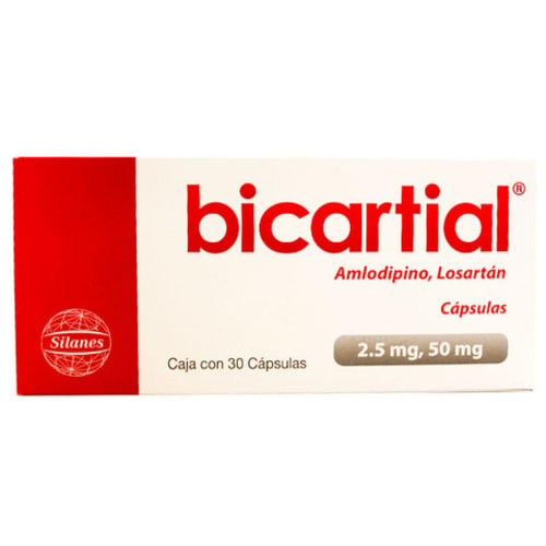 Comprar Bicartial 2.5/50 Mg Con 30 Cápsulas