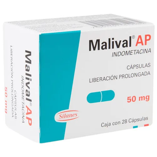 Malival Ap 50 Mg Con 28 Cápsulas
