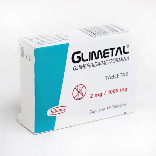 Comprar Glimetal 2/1000 Mg Con 16 Tabletas