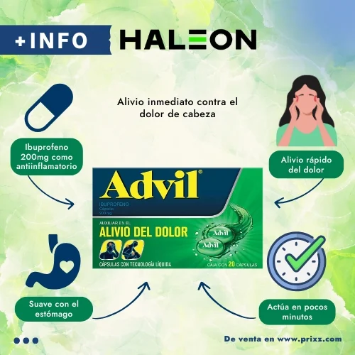 Advil Fast Gel 200 Mg Con 20 Cápsulas