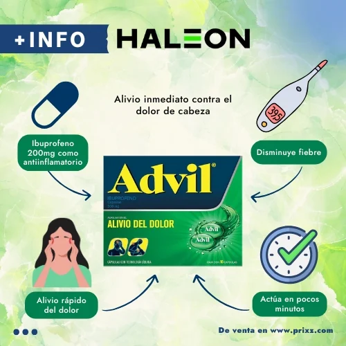 Advil Fast Gel 200 Mg Con 10 Cápsulas