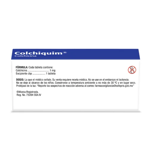 Comprar Colchiquim 1 Mg Con 20 Tabletas