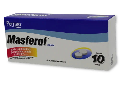 Comprar Masferol 500/25/5/4 Mg Con 10 Tabletas