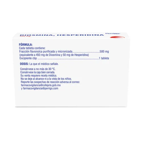 Comprar Diosmina, Hesperidina 450/50 Mg Con 20 Tabletas