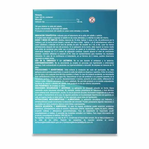 Agecaps Hombre Minoxidil 5 % Solución Con 60 Ml