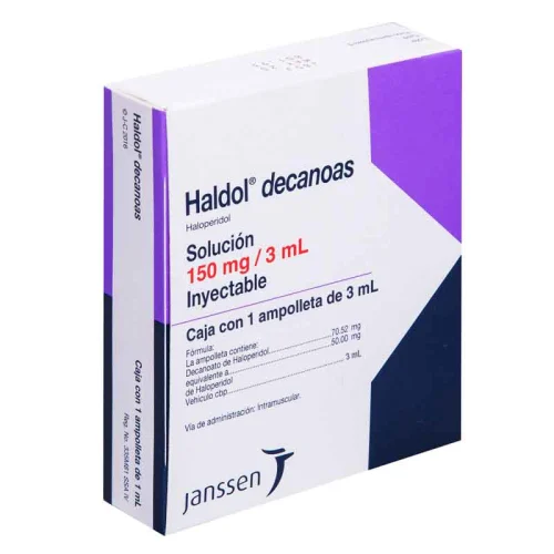 Haldol Decanoas 150 Mg Con 1 Ampolleta De 3 Ml