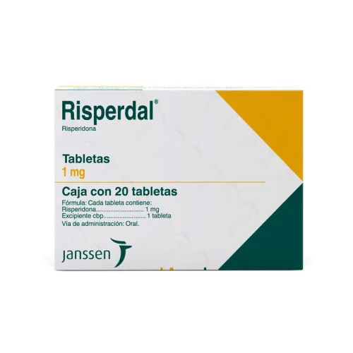 Risperdal 1 Mg Con 20 Tabletas