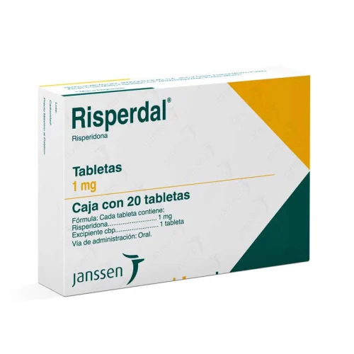 Risperdal 1 Mg Con 20 Tabletas