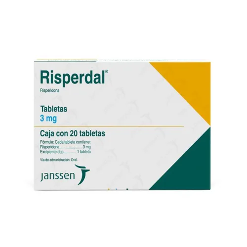 Risperdal 3 Mg Con 20 Tabletas