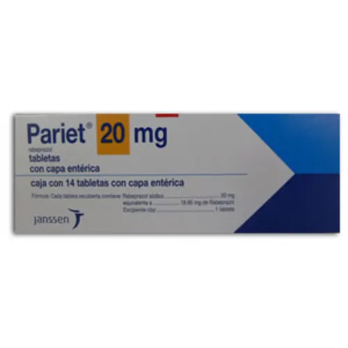 Comprar Pariet 20 Mg Con 14 Tabletas