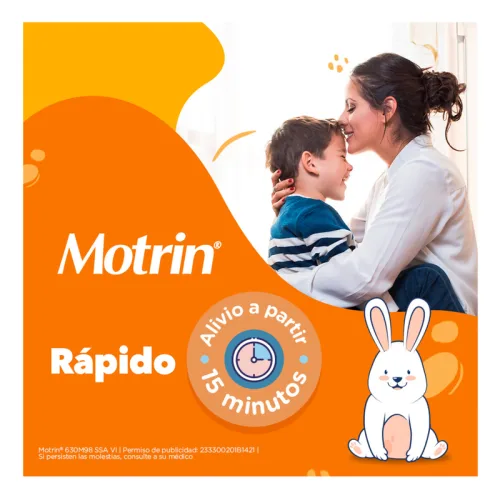 Motrin Pediátrico 40 Mg Suspensión Con 15 Ml