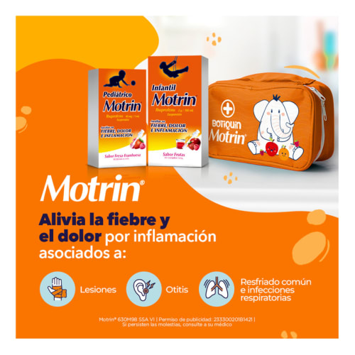 Motrin Pediátrico 40 Mg Suspensión Con 15 Ml