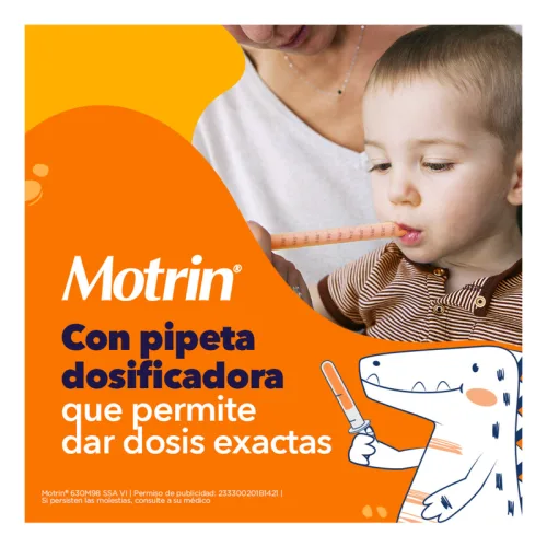 Motrin Pediátrico 40 Mg Suspensión Con 15 Ml