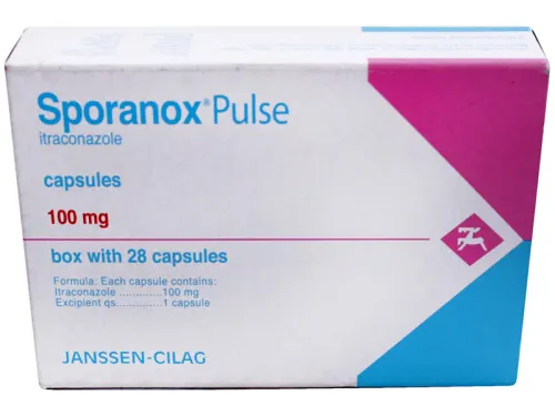 Comprar Sporanox Pulse 100 Mg Con 28 Cápsulas