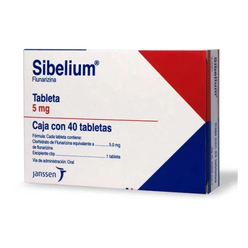 Sibelium 5 Mg Con 40 Tabletas