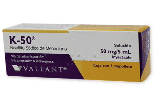 Comprar K-50 50 Mg Con 1 Ampolleta