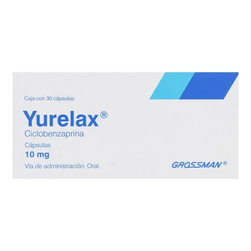 Comprar Yurelax 10 Mg 30 Cápsulas