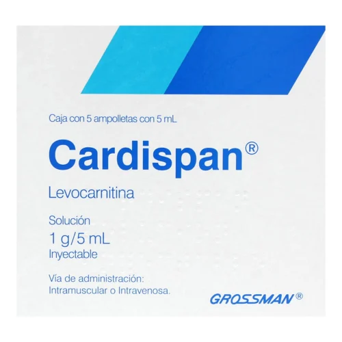 Comprar Cardispan 1 G Solución Inyectable Con 5 Ampolletas De 5 Ml