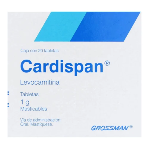 Comprar Cardispan 1 G Con 20 Tabletas Masticables