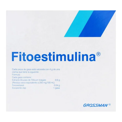 Fitoestimulina Con 10 Gasas Esterilizadas Con Crema