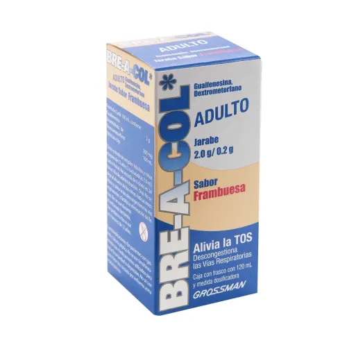 Comprar Breacol Adulto 200 Mg 1 Frasco Jarabe 120 Ml