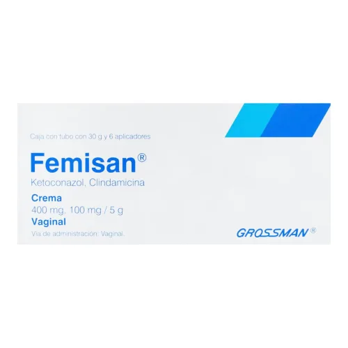 Comprar Femisan 400/100 Mg Crema Vaginal 30 G Y 6 Aplicadores