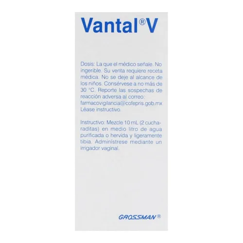 Vantal 5% Solución Vaginal Con 50 Ml