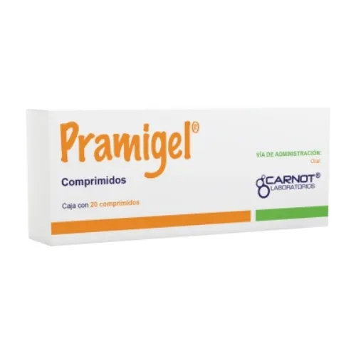 Pramigel 10/200/200/50 Mg Con 20 Comprimidos