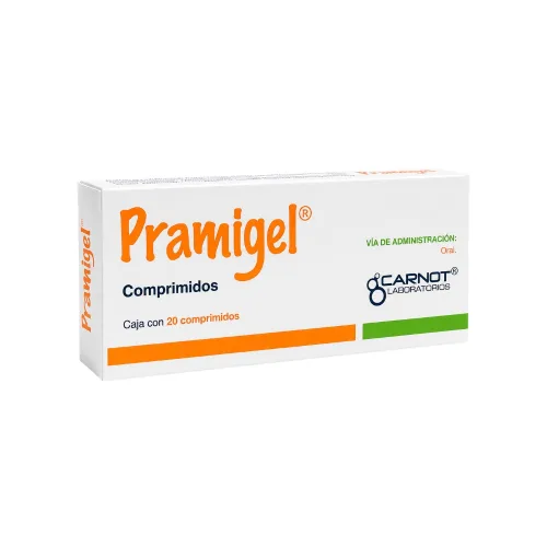 Pramigel 10/200/200/50 Mg Con 20 Comprimidos