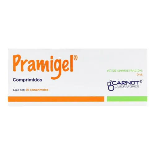 Comprar Pramigel 10/200/200/50 Mg Con 20 Comprimidos
