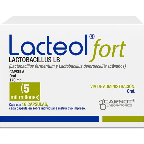Comprar Lacteol Fort 170 Mg Con 16 Cápsulas