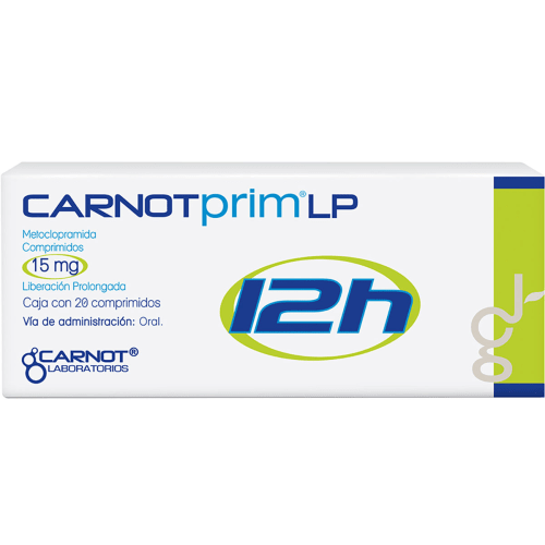 Comprar Carnotprim Lp 12H 15 Mg Con 20 Comprimidos