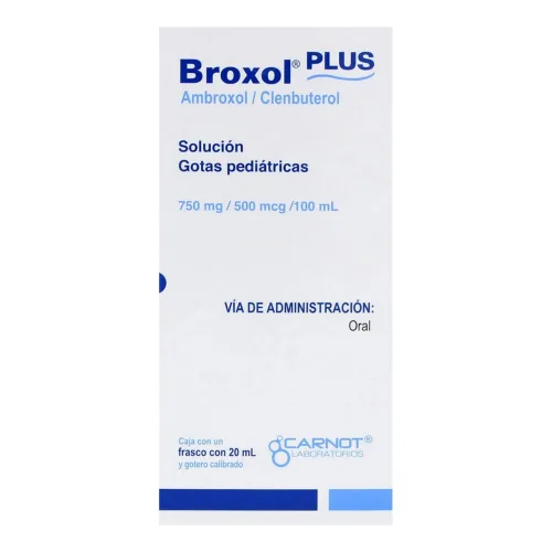 Comprar Broxol Plus 750 Mg/500 Mcg Con 20 Ml De Solución Pediátrica Gotas