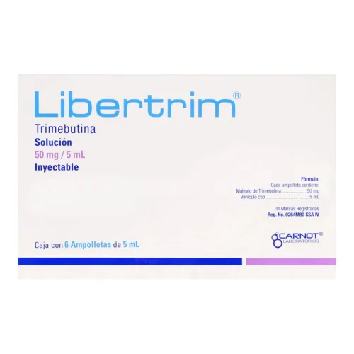 Libertrim 50 Mg Con 6 Ampolletas