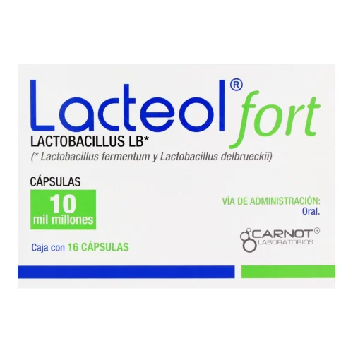 Lacteol Fort 340 Mg Con 16 Cápsulas