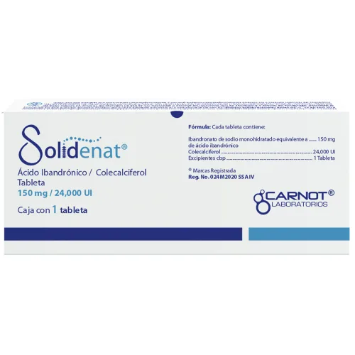 Comprar Solidenat 150 Mg/24000 Ui Con 1 Tableta