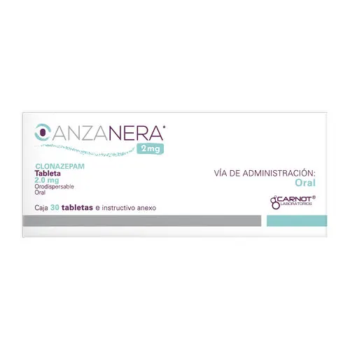 Anzanera 2 Mg Con 30 Tabletas