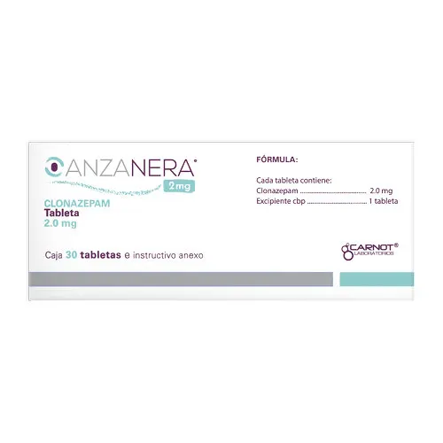 Anzanera 2 Mg Con 30 Tabletas